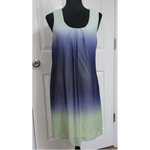 VENUS Sleeveless Chiffon Ombre Dip Dye Dress‎ Size 4